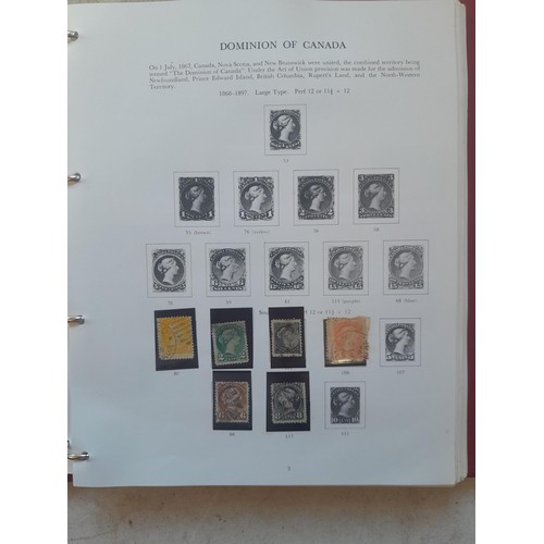 16 - Stamps of Canada from late 19th century in SG Canada album