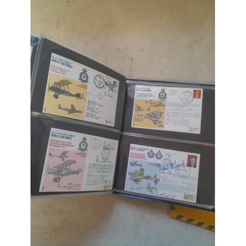 17 - 2 x folders of Stamp First Day Covers. note 1 x signature cards