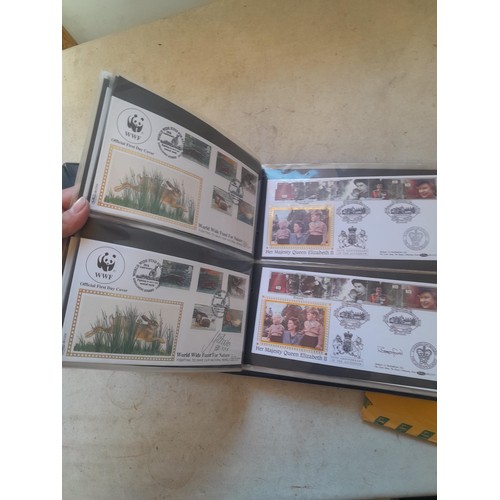 17 - 2 x folders of Stamp First Day Covers. note 1 x signature cards