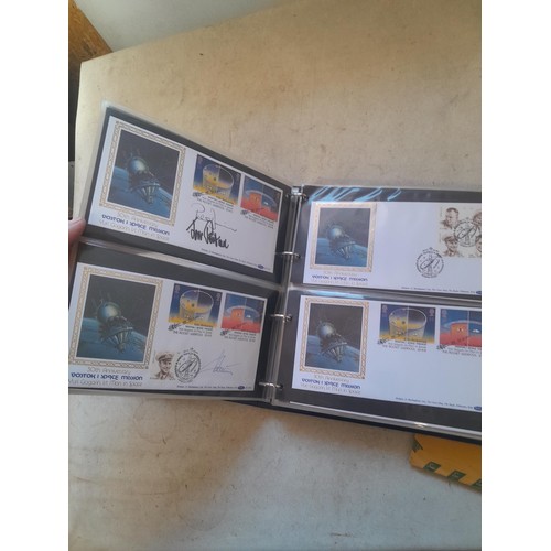 17 - 2 x folders of Stamp First Day Covers. note 1 x signature cards