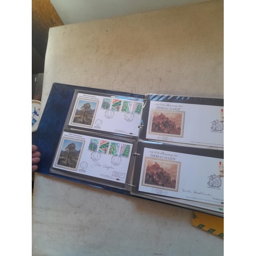 17 - 2 x folders of Stamp First Day Covers. note 1 x signature cards