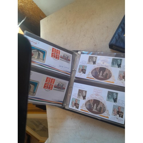 17 - 2 x folders of Stamp First Day Covers. note 1 x signature cards