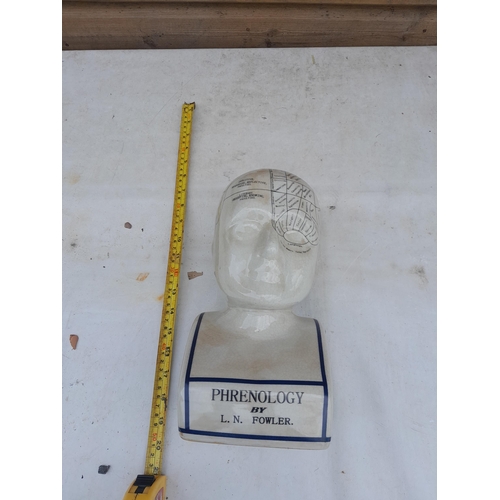 108 - Phrenology pottery head