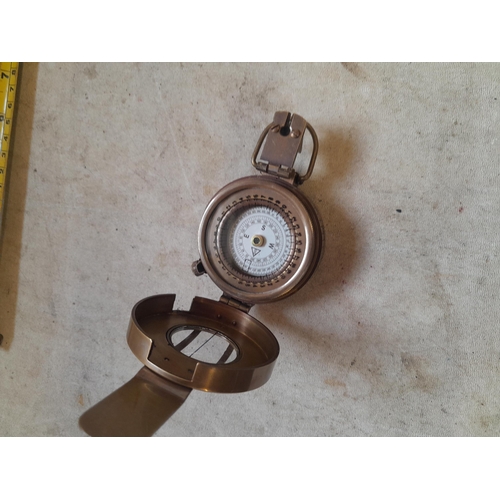 113 - Antique STYLE marching compass