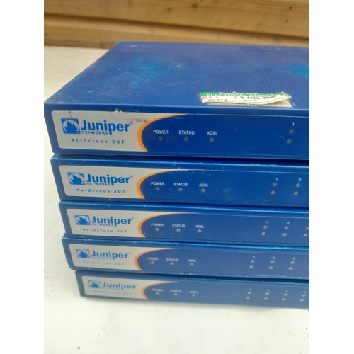 145 - 5 x Juniper Networks 5 GT Netscreens