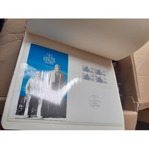 163 - Stamps : Germany 750th Anniversary of Berlin Collection in 7 Special Albums with stamps and cover