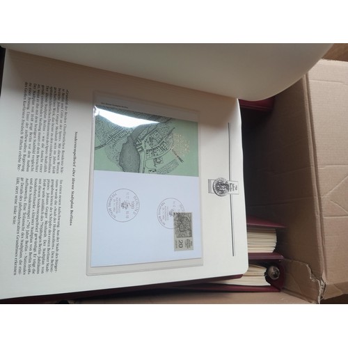 163 - Stamps : Germany 750th Anniversary of Berlin Collection in 7 Special Albums with stamps and cover