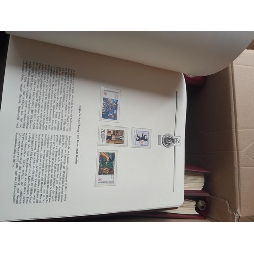 163 - Stamps : Germany 750th Anniversary of Berlin Collection in 7 Special Albums with stamps and cover