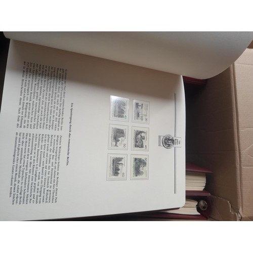 163 - Stamps : Germany 750th Anniversary of Berlin Collection in 7 Special Albums with stamps and cover