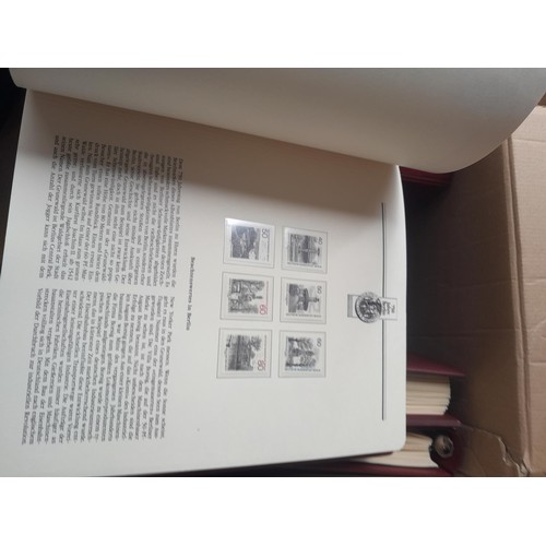 163 - Stamps : Germany 750th Anniversary of Berlin Collection in 7 Special Albums with stamps and cover