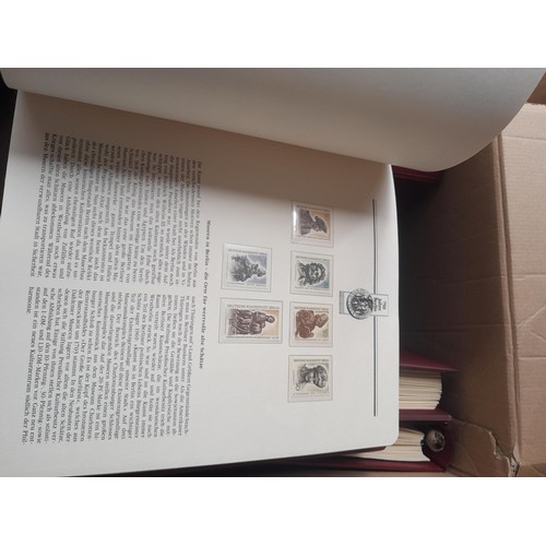 163 - Stamps : Germany 750th Anniversary of Berlin Collection in 7 Special Albums with stamps and cover