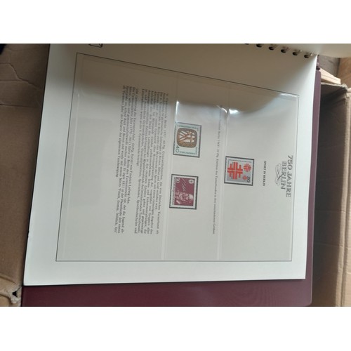 163 - Stamps : Germany 750th Anniversary of Berlin Collection in 7 Special Albums with stamps and cover