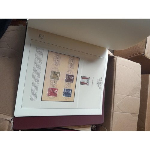 163 - Stamps : Germany 750th Anniversary of Berlin Collection in 7 Special Albums with stamps and cover