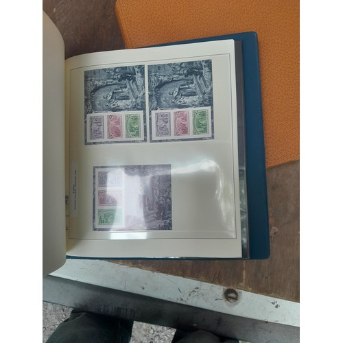 164 - Stamps : USA, 2 x Lindar albums containing 1900 -2000 collection, earlier used and later unmounted &... 