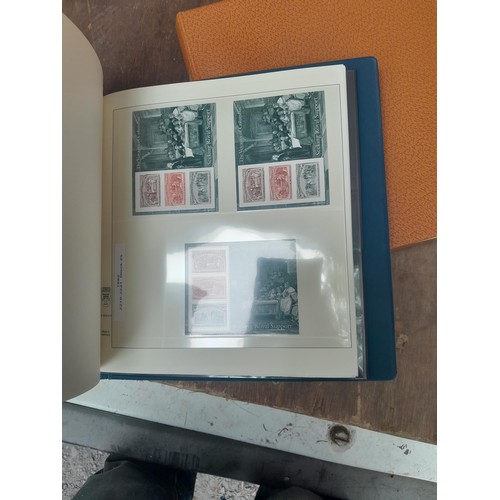 164 - Stamps : USA, 2 x Lindar albums containing 1900 -2000 collection, earlier used and later unmounted &... 