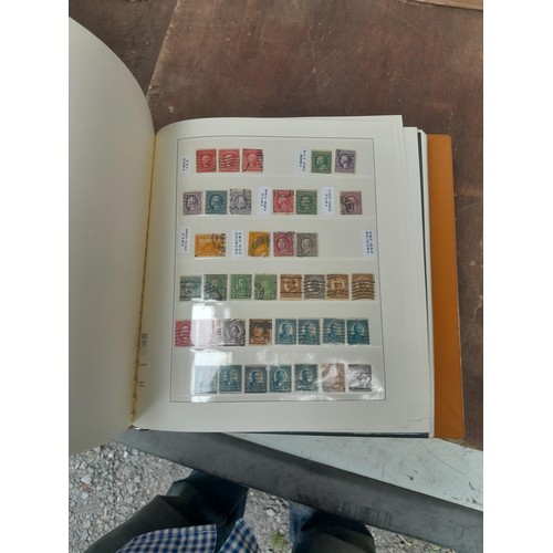 164 - Stamps : USA, 2 x Lindar albums containing 1900 -2000 collection, earlier used and later unmounted &... 