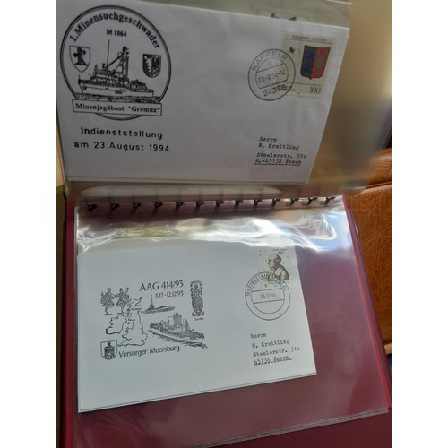 173 - Stamps : West German accumulation of First Day Covers in 13 binders