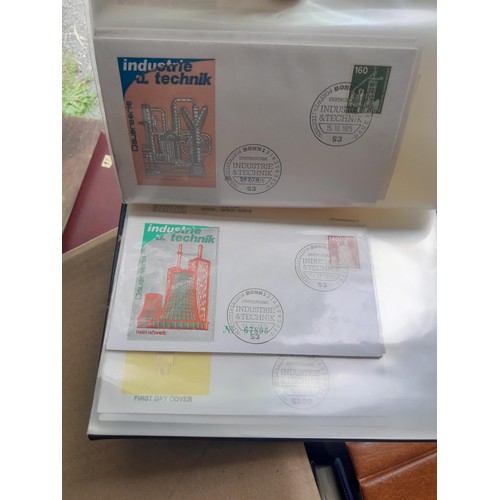 173 - Stamps : West German accumulation of First Day Covers in 13 binders