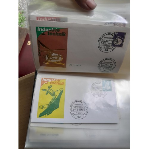 173 - Stamps : West German accumulation of First Day Covers in 13 binders