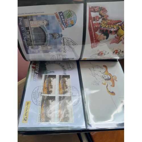 173 - Stamps : West German accumulation of First Day Covers in 13 binders