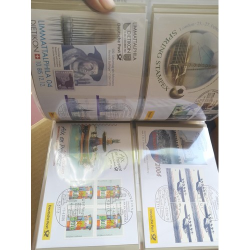 173 - Stamps : West German accumulation of First Day Covers in 13 binders