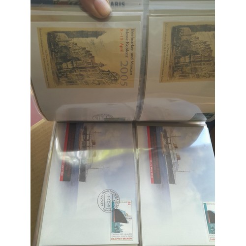 173 - Stamps : West German accumulation of First Day Covers in 13 binders