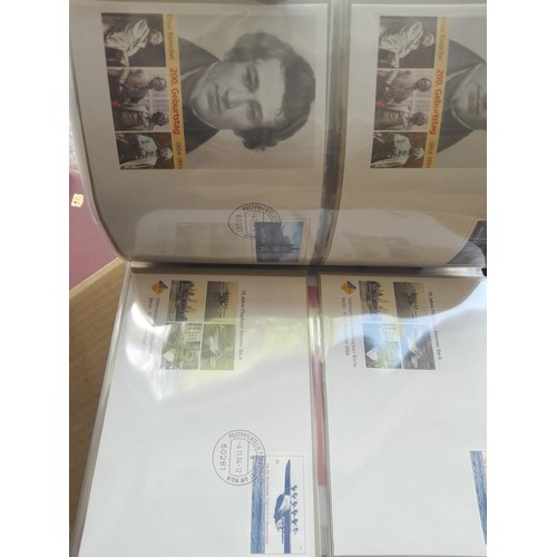 173 - Stamps : West German accumulation of First Day Covers in 13 binders