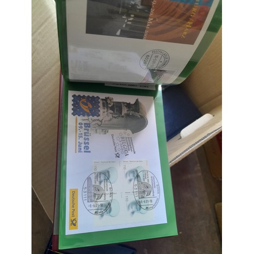 173 - Stamps : West German accumulation of First Day Covers in 13 binders