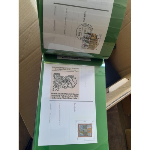 173 - Stamps : West German accumulation of First Day Covers in 13 binders