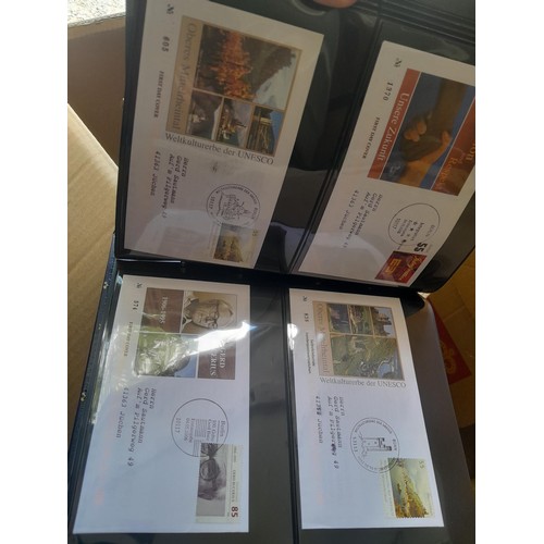 173 - Stamps : West German accumulation of First Day Covers in 13 binders