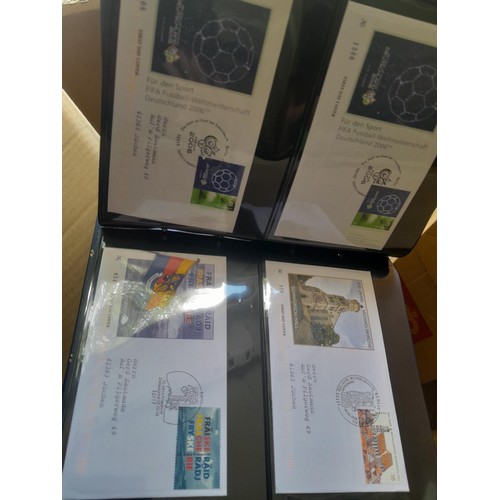 173 - Stamps : West German accumulation of First Day Covers in 13 binders