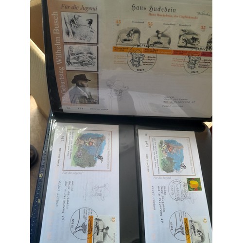 173 - Stamps : West German accumulation of First Day Covers in 13 binders