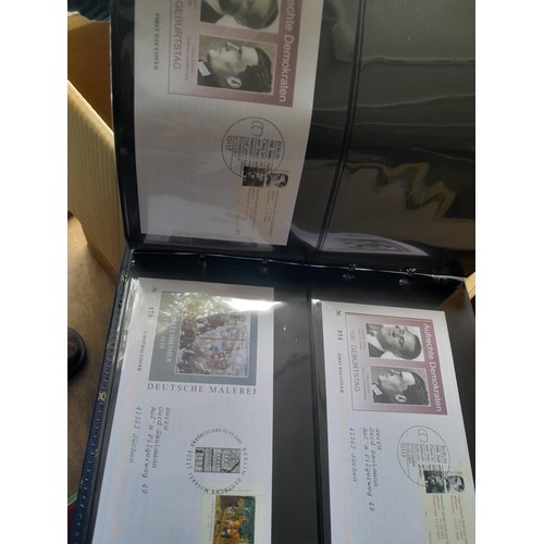 173 - Stamps : West German accumulation of First Day Covers in 13 binders