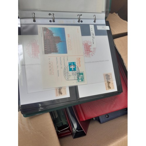 174 - Stamps : East Germany First day covers in 8 binders