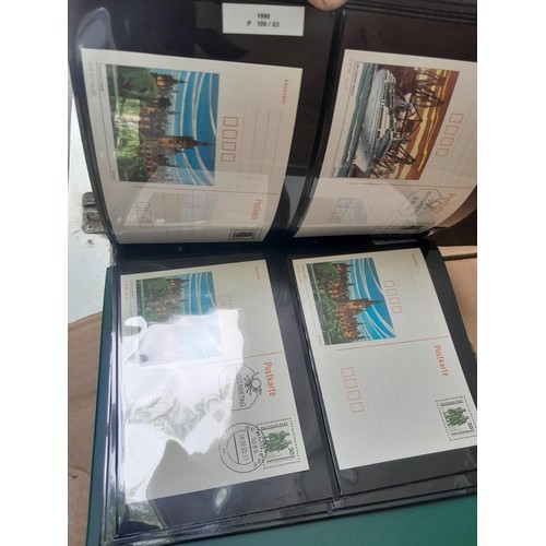 174 - Stamps : East Germany First day covers in 8 binders