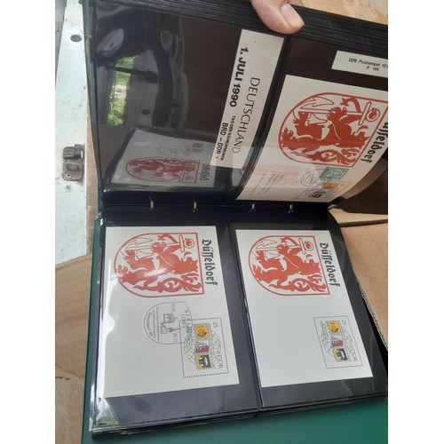 174 - Stamps : East Germany First day covers in 8 binders