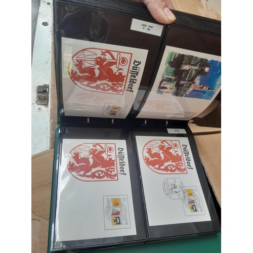 174 - Stamps : East Germany First day covers in 8 binders