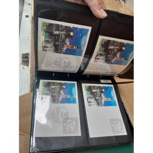 174 - Stamps : East Germany First day covers in 8 binders