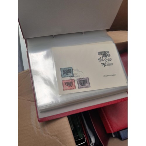 174 - Stamps : East Germany First day covers in 8 binders