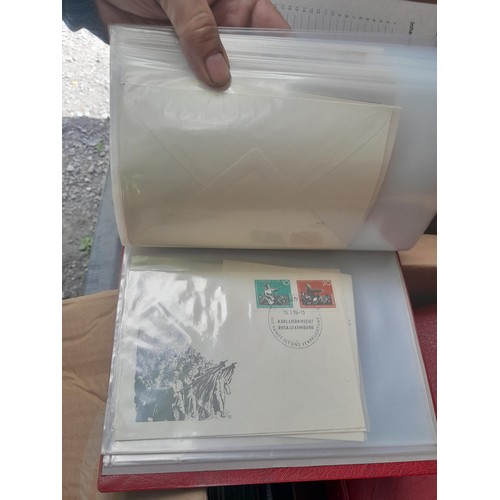 174 - Stamps : East Germany First day covers in 8 binders