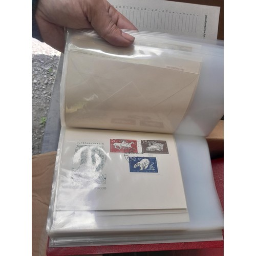 174 - Stamps : East Germany First day covers in 8 binders