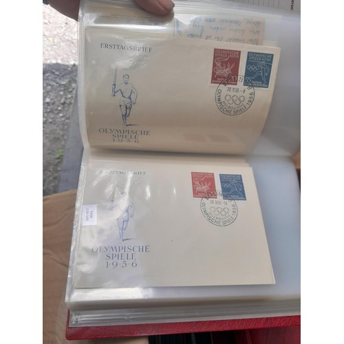 174 - Stamps : East Germany First day covers in 8 binders