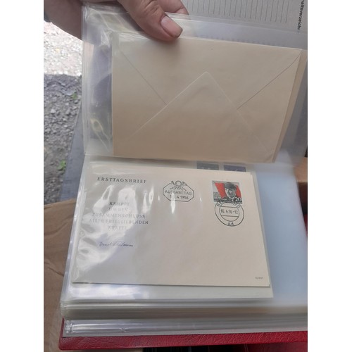 174 - Stamps : East Germany First day covers in 8 binders