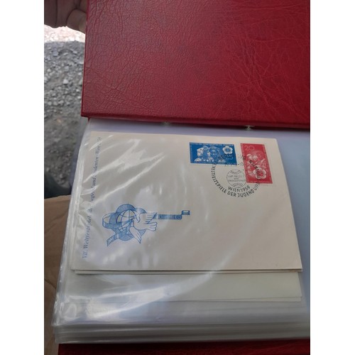 174 - Stamps : East Germany First day covers in 8 binders