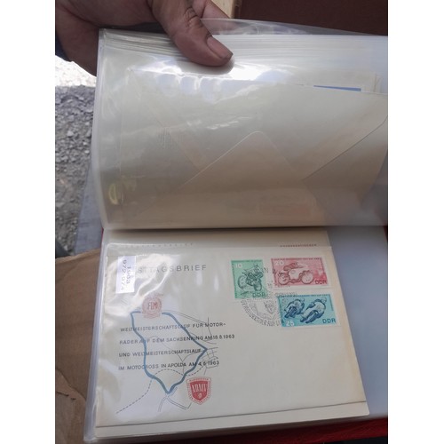 174 - Stamps : East Germany First day covers in 8 binders