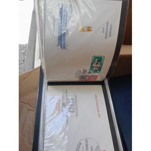 174 - Stamps : East Germany First day covers in 8 binders