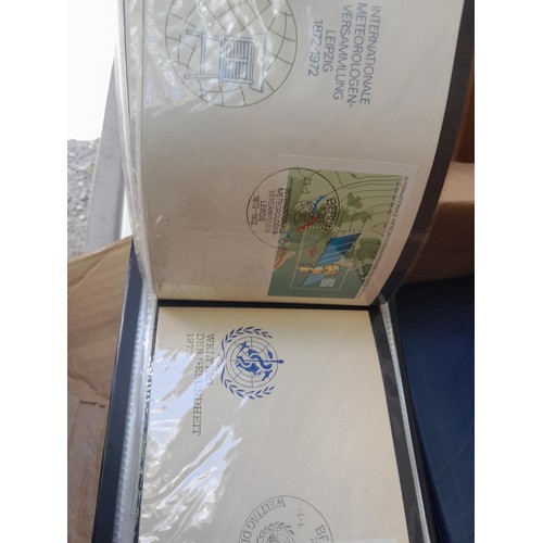 174 - Stamps : East Germany First day covers in 8 binders