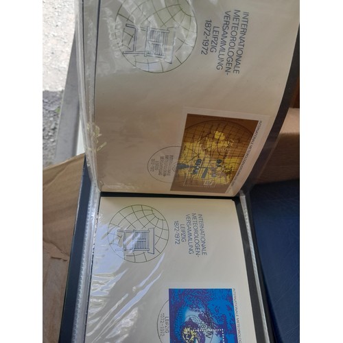 174 - Stamps : East Germany First day covers in 8 binders