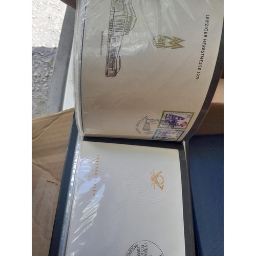 174 - Stamps : East Germany First day covers in 8 binders