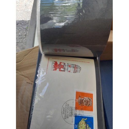 174 - Stamps : East Germany First day covers in 8 binders